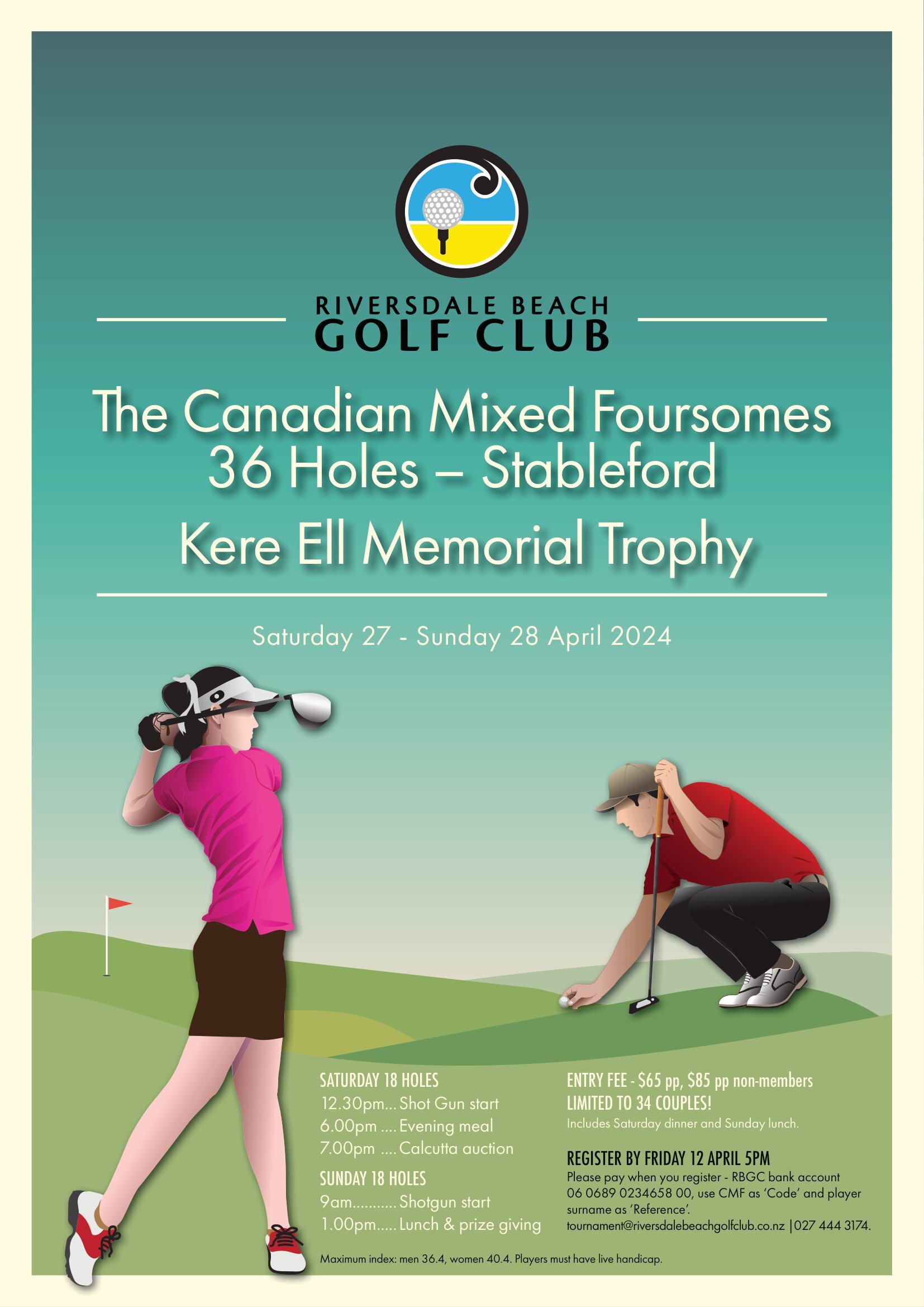 Canadian Mixed Foursomes Tournament - Kere Ell Memorial Trophy